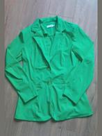 Groene travelstof blazer Nicolette Kluijver - Maat M, Maat 38/40 (M), Zo goed als nieuw, Jasje, Groen