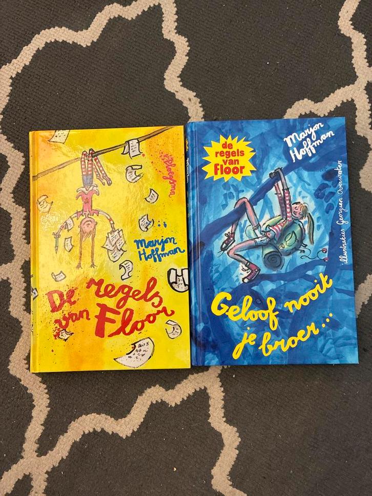 Marjon Hoffman - Floor & Geloof nooit je broer, Boeken, Kinderboeken | Jeugd | onder 10 jaar, Gelezen, Fictie algemeen, Ophalen of Verzenden