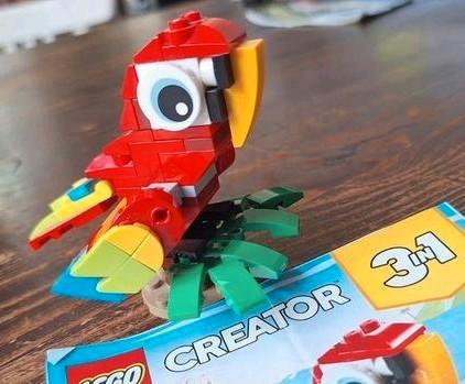 Lego Creator 3058: Papegaai, parkiet, vis 3 in 1, Kinderen en Baby's, Speelgoed | Duplo en Lego, Zo goed als nieuw, Ophalen of Verzenden