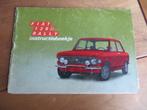 Instructieboek Fiat 128 Rally 1972, Ophalen of Verzenden
