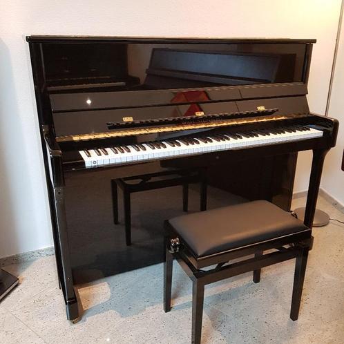 Wilh. Steinberg IQ-22 topklasse piano zwart hoogglans, Muziek en Instrumenten, Piano's, Gebruikt, Piano, Zwart, Hoogglans, Ophalen of Verzenden