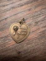 14 Karaat Gouden Liefdeshanger - Onder Goudprijs!, Gebruikt, Ophalen of Verzenden, 17 tot 18, Dame