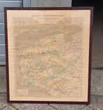 Antieke kaart provincie Friesland 1914, Landkaart, 1800 tot 2000, Nederland, Ophalen