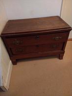 Antieke houten commode met lades, Ophalen, 50 tot 100 cm, 50 tot 75 cm, 75 tot 100 cm