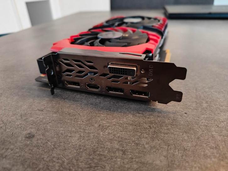 Videokaart Nvidia MSI GeForce GTX 1080 8G, Computers en Software, Videokaarten, Zo goed als nieuw, Nvidia, PCI-Express 3.0, GDDR5