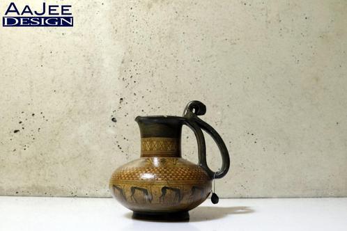 Nina Ceramic – Herten – Geometrische kruik – Replica 700 BC, Antiek en Kunst, Antiek | Keramiek en Aardewerk, Ophalen of Verzenden