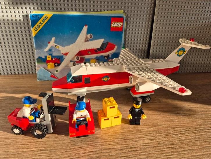 Lego 6375 Vliegveld - Vintage Legoland Set, Kinderen en Baby's, Speelgoed | Duplo en Lego, Gebruikt, Lego, Complete set, Ophalen of Verzenden