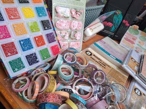 een mooi scrapbook/art journal  pakket, Hobby en Vrije tijd, Scrapbooking, Zo goed als nieuw, Overige merken, Ophalen of Verzenden