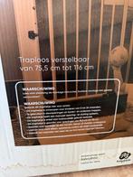Traphekje SafetyDoor Wit/White 75,5-116cm nieuw!, Kinderen en Baby's, Traphekjes, Verzenden, Zo goed als nieuw, Metaal of IJzer