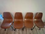Dutchbone stoelen 4, Huis en Inrichting, Stoelen, Ophalen, Gebruikt, Bruin
