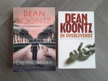 Boeken Pakket Thrillers Dean Koontz 2x beschikbaar voor biedingen