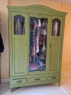 Leuke vintage hang en legkast kledingkast, Huis en Inrichting, Kasten | Kledingkasten, Ophalen, 100 tot 150 cm, 200 cm of meer