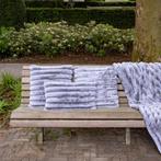 Nieuwe Plaid deken konijn grijs brede rib 180x130 flamant, Huis en Inrichting, Woonaccessoires | Plaids en Woondekens, Nieuw, Ophalen of Verzenden