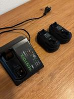 Festool MXC Lader + 2 Accu's, Ophalen of Verzenden, Gebruikt