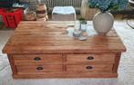 Houten Tafel met Lades, Ophalen, Rechthoekig, 50 tot 100 cm, Minder dan 50 cm