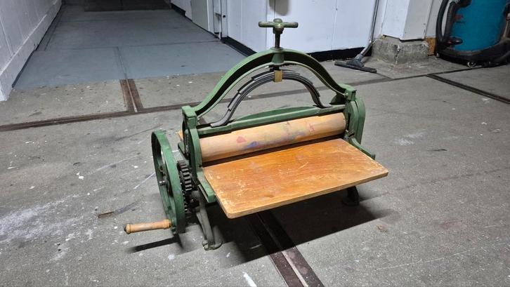 Antieke Mangel / Waspers - Malleer, Antiek en Kunst, Antiek | Emaille, Ophalen