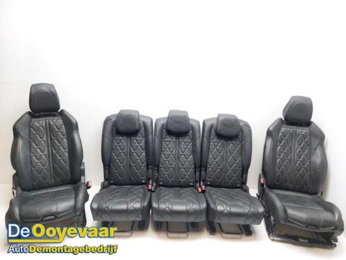 zwart leder bekleding set, Peugeot 5008 II MPV 2017., Auto-onderdelen, Interieur en Bekleding, Peugeot, Gebruikt, Ophalen of Verzenden