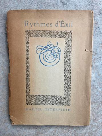 Poëzie: Rythmes d’Èxil, Marcel Osterrieth beschikbaar voor biedingen