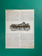 Gnome & Rhône Motorcycle Artikel 1930 FRA/AUT (Org.), Knipsel(s), Ophalen of Verzenden, Buitenland, 1920 tot 1940