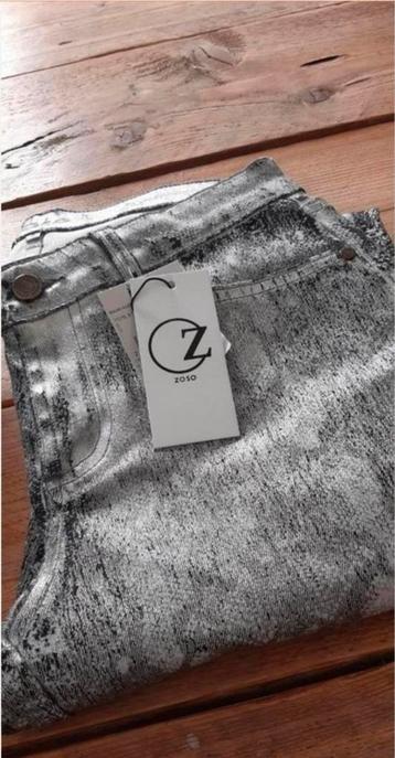 Zoso broek Demi model 244 SILVER Maat S/ 36 Nieuw Elasthan  beschikbaar voor biedingen