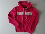 Abercrombie & Fitch vest trui hoodie hard roze wit 38 M, Maat 38/40 (M), Ophalen of Verzenden, Roze
