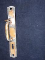 Antieke deurklink koelcel 1890 75,-, Antiek en Kunst, Ophalen, Koper