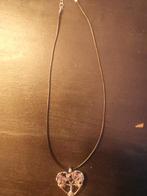 Hartvormige ketting met 'Levensboom' hanger, Overige materialen, Overige kleuren, Ophalen of Verzenden, Zo goed als nieuw