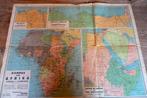 Oude landkaart 'Kompas van Afrika', Boeken, Atlassen en Landkaarten, Gelezen, Overige gebieden, Ophalen of Verzenden, 1800 tot 2000