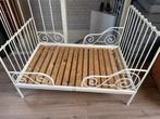 Meegroei kinderbed wit IKEA, Ophalen, Gebruikt, 70 tot 85 cm, Lattenbodem