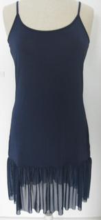 Expresso Dress / Jurkje stretch met tule donkerblauw maat L, Kleding | Dames, Jurken, Maat 38/40 (M), Ophalen of Verzenden, Zo goed als nieuw