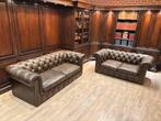 Chesterfield banken set 3+2 zits -, Ophalen, Gebruikt, Info@chesterfieldjinkie.nl, Rechte bank