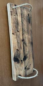 Robuuste serveerplank borrelplank dienblad, Ophalen of Verzenden, Zo goed als nieuw, Rechthoekig, Hout