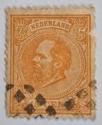 Nederland 1872 - nvph 23 - Koning Willem III -ab, Postzegels en Munten, Postzegels | Nederland, Ophalen of Verzenden, T/m 1940