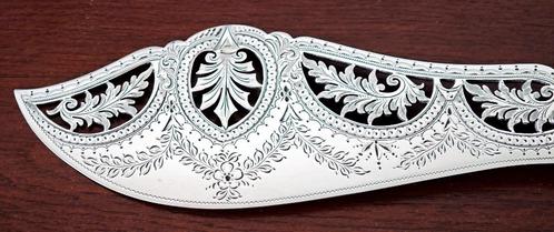 Zilveren Vis Serveer Set, Antiek en Kunst, Antiek | Goud en Zilver, Verzenden