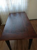 Koloniale houten tafel 80x150cm, Huis en Inrichting, Tafels | Eettafels, Gebruikt, Rechthoekig, Ophalen