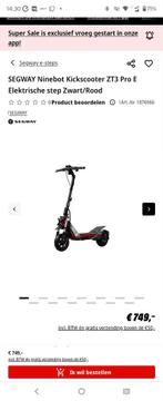 Segway zt3 pro, Fietsen en Brommers, Steps, Ophalen of Verzenden, Zo goed als nieuw, Elektrische step (E-scooter), Segway