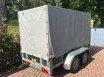 Nette maar gebruikte tandemasser aanhanger met huif, Auto diversen, Aanhangers en Bagagewagens, Ophalen, Gebruikt