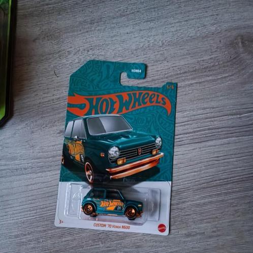 Hot Wheels Custom 70 Honda N600 Pearl and Chrome, Hobby en Vrije tijd, Modelauto's | Overige schalen, Nieuw, Auto, Ophalen of Verzenden