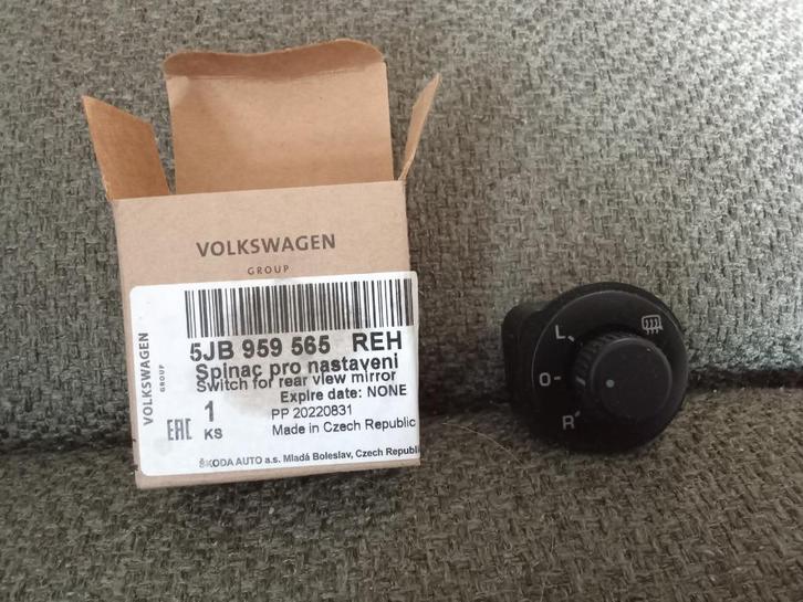 Schakelaar electrische spiegels, Auto-onderdelen, Dashboard en Schakelaars, Skoda, Nieuw, Ophalen of Verzenden