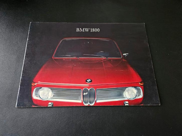 Brochure BMW 1800, Boeken, Auto's | Folders en Tijdschriften, Zo goed als nieuw, BMW, Ophalen of Verzenden
