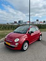 Fiat 500 1.2 C 2009 rood, Auto's, Voorwielaandrijving, Stof, 1242 cc, 4 cilinders