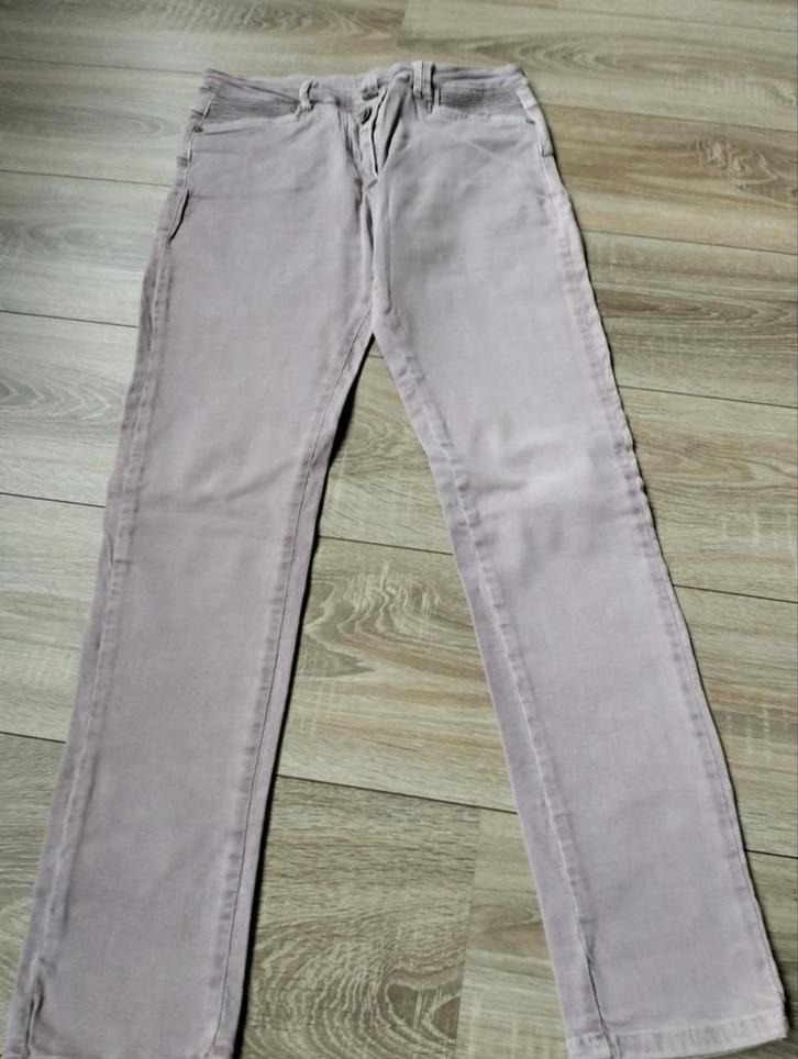 Rose  Kleurige Broek/jeansMaat L, Kleding | Dames, Broeken en Pantalons, Zo goed als nieuw, Maat 42/44 (L), Roze, Lang, Ophalen of Verzenden