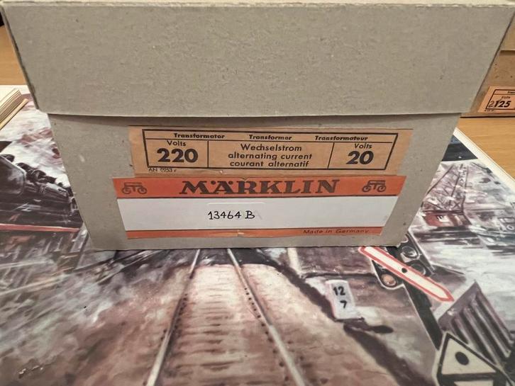 Märklin 800 - trafo 13464B, Hobby en Vrije tijd, Modeltreinen | H0, Gebruikt, Transformator of Voeding, Wisselstroom, Märklin