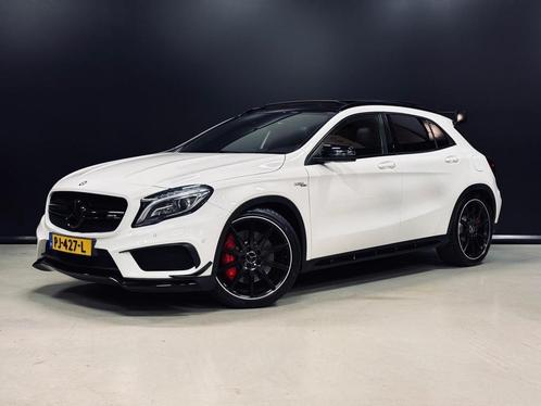 Mercedes-Benz GLA 45 AMG 4Matic 400PK Aero, Pano, Navi, Cam,, Auto's, Mercedes-Benz, Bedrijf, Te koop, GLA, 4x4, ABS, Achteruitrijcamera