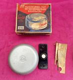 Geha mechanische deurbel, druk deurbel, bel met bakeliet, Ophalen of Verzenden, Gebruikt