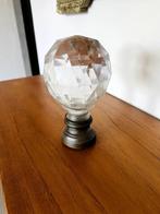 Art Deco Knop Diamant Kristal Glas Antiek, Huis en Inrichting, Gebruikt, Ophalen of Verzenden