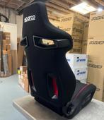 Sparco R333 Zwart Rood Kuipstoel Sportstoel Racestoel, Auto diversen, Tuning en Styling, Ophalen of Verzenden