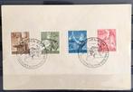 Duitse Rijk Kaartje met Serie en SST München-Riem 1943., Postzegels en Munten, Brieven en Enveloppen | Buitenland, Overige typen
