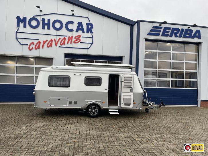 Eriba Touring 630, Caravans en Kamperen, Caravans, tot en met 3, 1000 - 1250 kg, Standaardzit, Eriba, Dwarsbed, Overige typen
