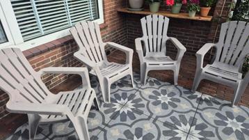 4x Loungestoel Maryland antraciet (kleine verkleuring) beschikbaar voor biedingen